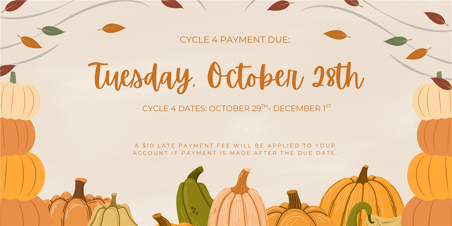 Cycle 3 Payment Reminder
